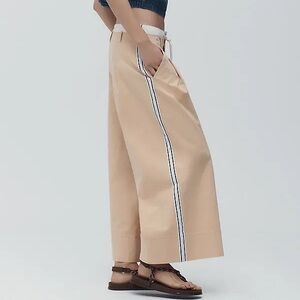 Maeve Twisted Cuff Chino Pants